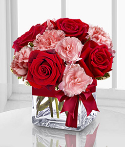 Jaime <span>Roses & Carnations in a Cube<span>