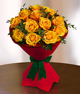 Orange Gleam <Br><span>One Dozen Roses</span>