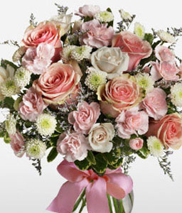 Cotton Candy<Br><span>Elegant Bouquet of Mixed Flowers</span>