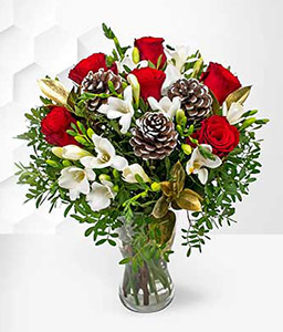 Christmas Roses and Freesia