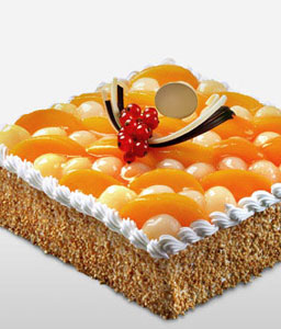 Spring Blossoms Fruit Cake - 24.6oz/700g 