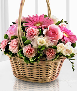 Mixed Flower Basket