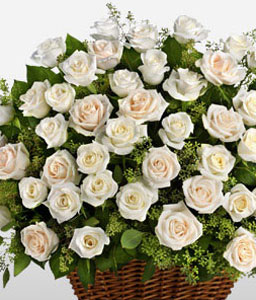 White Beauty Sympathy Basket