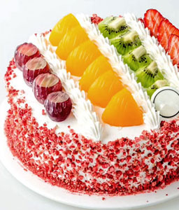 Mixed Fruit Round Cake - 44oz/1.2kg