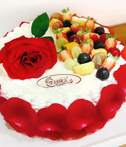 Fruit Flower Cake - 44oz/1.2kg