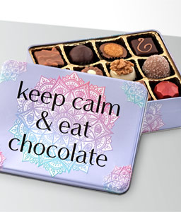 Keep Calm N Eat Chocolate Gift Box - 150g