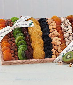 Dried Fruit and Nut Gift Basket