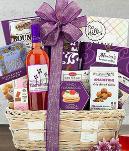 Windwhistle Moscato Wine Basket