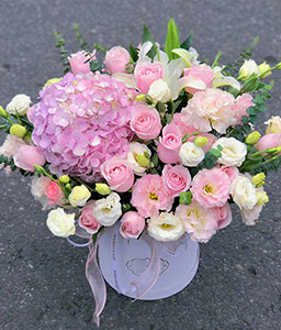 Mixed Flowers Bouquet in a Box