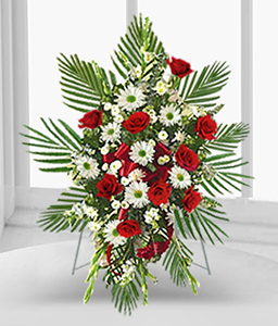 Elegant Farewell - Condolences Floral Spray