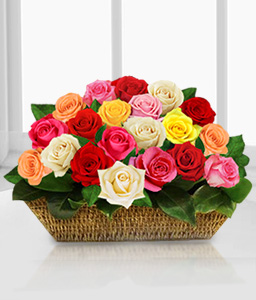 Reinbo Matsuri <Br><span>15 Mixed Roses</span>