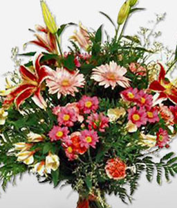 Tango Temptation <Br><span>Lilies, Carnations & Gerberas</span>