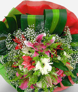 Sparkler <Br><span>Mixed Flowers Bouquet</span>