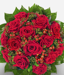 Juliet - Red Roses Bouquet