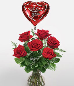 Amor Heights <Br><span>Red Roses & Heart Balloon</span>