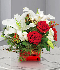 Christmas Flower Arrangement  <span>Sale $10 Off</span>