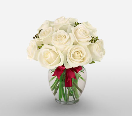 A Dozen White Roses