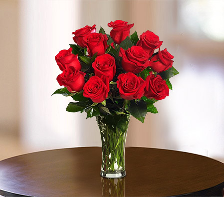 Christmas Blush Roses-Red,Rose,Bouquet