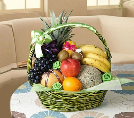 Supreme Fruit Basket-Fruit,Gourmet,Basket,Hamper