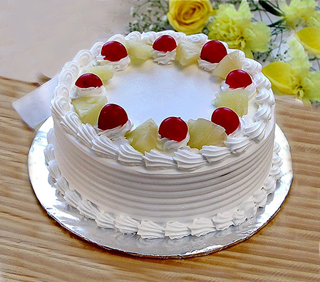 Pineapple Cake 0.5Kg - Contains Egg-White,Cakes,Gifts