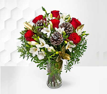 Christmas Roses and Freesia