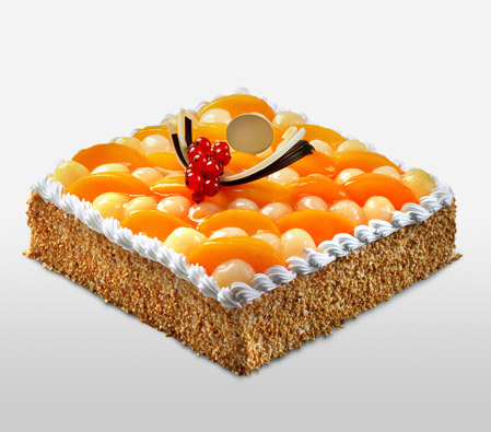 Spring Blossoms Fruit Cake - 24.6oz/700g