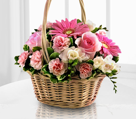 Mixed Flower Basket