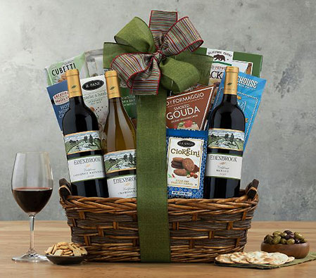 Trio Wine Basket