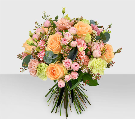 Peachy - Mixed Colour Bouquet