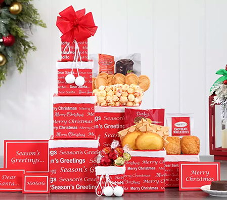 Merry Christmas Gift Tower