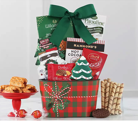 Nostalgic Christmas Sweets Assortment Gift Basket