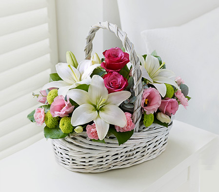 Elegant Basket Arrangement