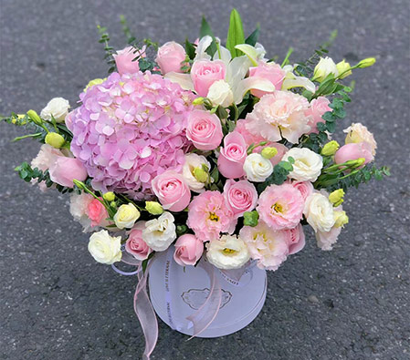 Mixed Flowers Bouquet in a Box