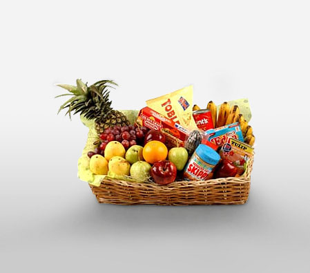 Mixed Gourmet Hamper-Chocolate,Fruit,Gourmet,Basket,Hamper