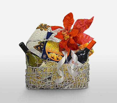 Premium Gourmet-Gourmet,Wine,Basket,Hamper