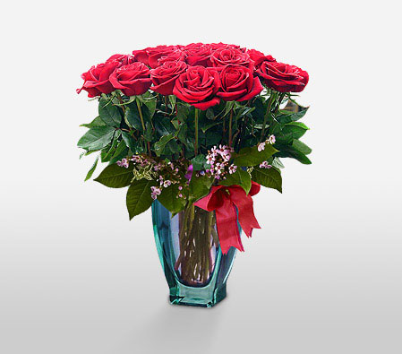 Pure Love-Red,Rose,Arrangement