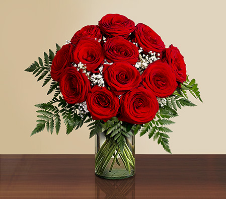 Truly Yours-Red,Rose,Arrangement