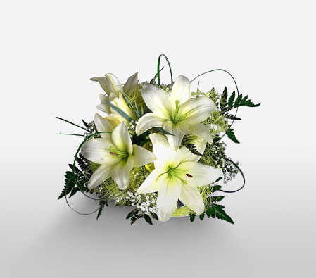 Kingdom Of Heaven-White,Lily,Arrangement