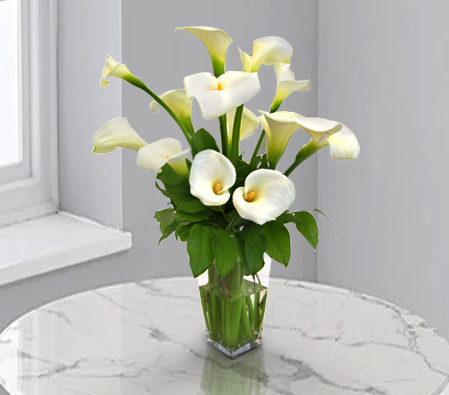 Glowing Bride-White,Lily,Arrangement