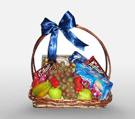 Bahia Indulgence-Fruit,Gourmet,Basket,Hamper