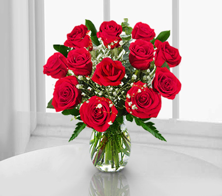 Festive Holiday Arrangement-Red,Rose,Arrangement