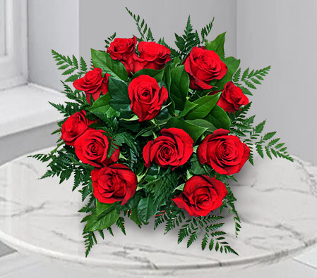 Sparkling Rubies-Red,Rose,Bouquet