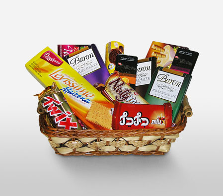 Tiny Tots Treats-Chocolate,Basket,Hamper